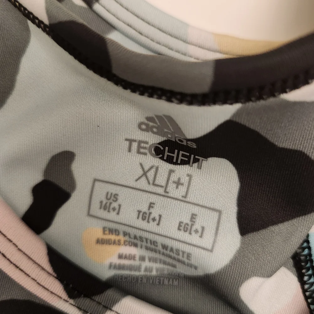 Adidas TECHFIT ALLOVER PRINT BRA